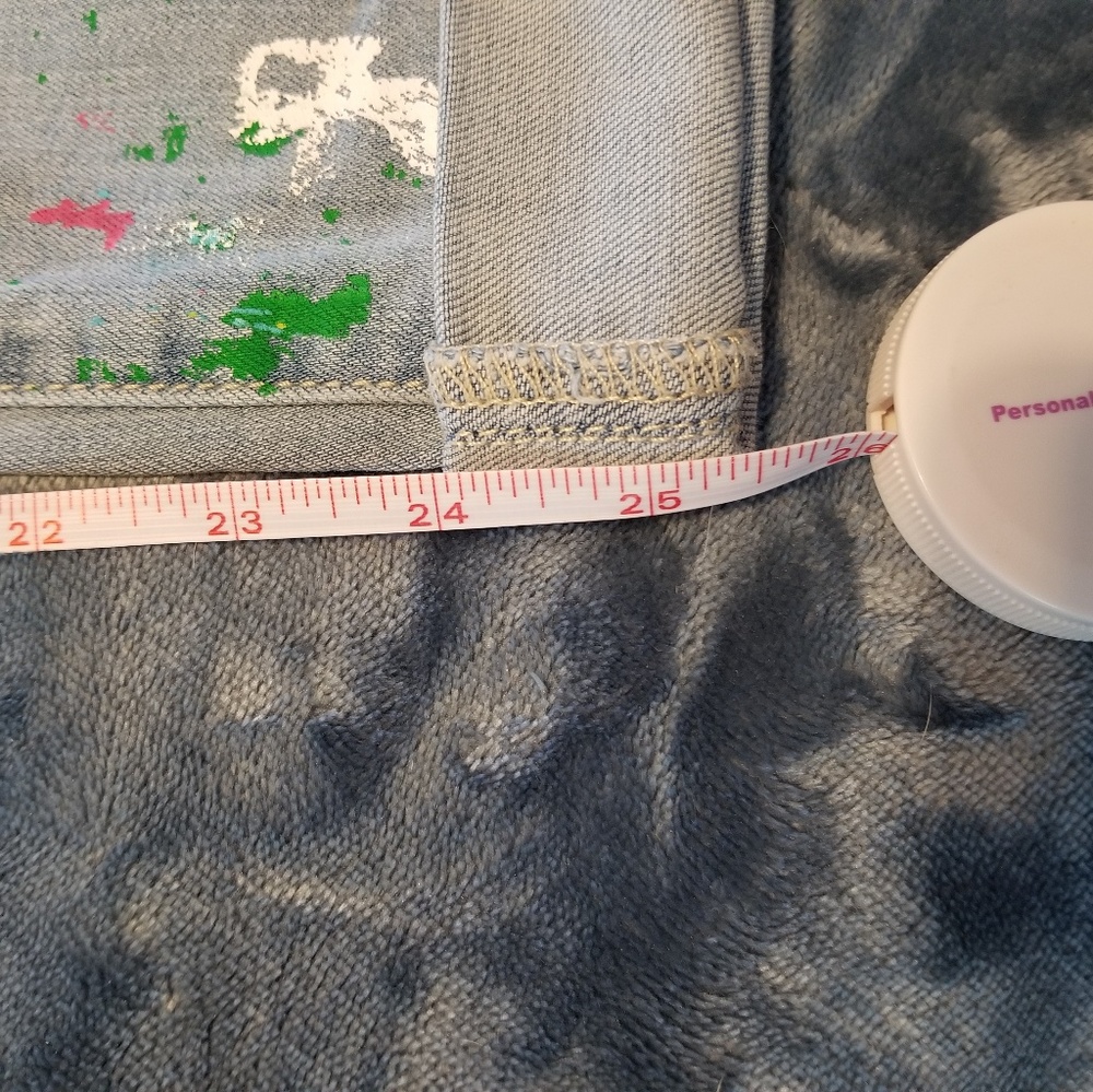 NY & Co Paint Splatter Jeans With Stretch sz 10 - Picture 4 of 8